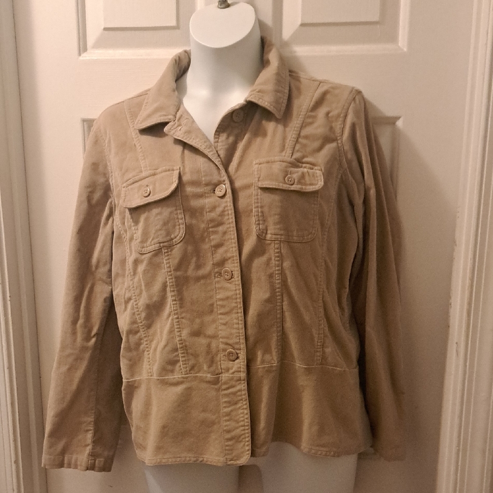 Fashion Bug Utility Jacket in Tan